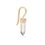 Painful Pleasures ORG3164 8g Yellow Gold Plated Citrine Wand Hanger - Price Per 1