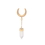 Painful Pleasures ORG3166 3/4&quot; Yellow Gold Plated Citrine Pendant Dangle Saddle Plug - Price Per 1