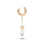 Painful Pleasures ORG3166 3/4&quot; Yellow Gold Plated Citrine Pendant Dangle Saddle Plug - Price Per 1