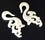 Elementals Organics ORG324 Beautiful Swans Bone Hanger Organic Body Jewelry - 3mm-6mm - Price Per 1