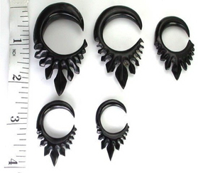Elementals Organics ORG328-Horn QUIVERS -HORN Organic Hanger Wholesale Body Jewelry - Price Per 1