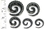 Elementals Organics ORG338 Spinal Inlay Spiral Horn Organic Wholesale Body Jewelry - Price Per 1