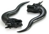 Elementals Organics ORG347 Dragons Head Hanger Organic Horn Body Jewelry - Price Per 1
