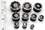 Elementals Organics ORG375 8mm-24mm Organic Horn Plugs With Resin Swirl Inlay - Price Per 1