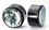 Elementals Organics ORG395 Horn Plug with Abalone Inlay and Crescent Moon Organic Plug 8mm-24mm - Price Per 1