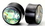 Elementals Organics ORG396 Horn Plug with Abalone Inlay and Small Star Organic Plug 8mm-24mm - Price Per 1