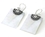 Elementals Organics ORG428-pair Mother of Pearl Rectangle Design # 6 with .925 Sterling Silver - Earrings - Price Per 2