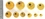 Elementals Organics ORG448 Single Star on Jackfruit Wood Body Jewelry 8mm - 25mm - Price Per 1