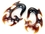 Elementals Organics ORG485-pair Concentrated Evil GOLDEN Horn Spiral Earrings Body Jewelry - Price Per 2