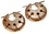 Elementals Organics ORG638-pair Coconut Shell Cheaters CS# 5- Stirrups Natural Body Jewelry - Price Per 2