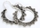 Elementals Organics ORG654-pair .925 Sterling Silver 16g Bali Drop KHON Earrings - Price Per 2