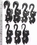 Elementals Organics ORG692 STATUESQUE Wholesale Horn Hanger Organic Body Jewelry 12g - 00g - Price Per 1