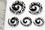 Elementals Organics ORG705 ZEBRA ESQUE Wholesale Horn Tatoo Spirals Organic Body Jewelry 6g - 00g - Price Per 1
