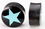 Elementals Organics ORG729 Horn Plug with STAR CRUSHED TURQUOISE Inlay Organic Plug 8mm-24mm - Price Per 1