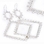 Elementals ORG912-pair BIG DIAMOND 18g - .925 Sterling Silver SEI Earrings Hangers - Price Per 2