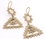 Elementals Organics ORG925-pair DOGFUNK 18g Bronze Earrings - Price Per 2