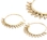 Elementals Organics ORG934-pair 18g Bronze FISMO Style Earrings - Price Per 2