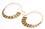 Elementals Organics ORG940-pair CHAIN LOVE 18g Bronze Earrings - Price Per 2