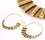 Elementals Organics ORG940-pair CHAIN LOVE 18g Bronze Earrings - Price Per 2