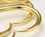 Elementals Organics ORG957-pair 18g-16g GOLD PLATED Bronze HEART Earrings - Price Per 2