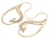 Elementals Organics ORG968-pair OTMO 18g Bronze Earrings - Price Per 2