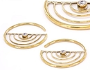 Elementals Organics ORG986-pair 12g BRONZE CORKEY Style Earrings - Price Per 2