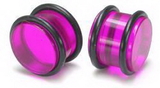 Painful Pleasures P011 10g up to  1/2" UV SOLID PLUGS - Price Per 1