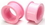 Kaos P022-pink Bubblegum Pink Silicone Tunnel by Kaos Softwear - 4g up to 2&quot; - Price Per 1&lt;br&gt;