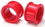 Kaos P022-red Red Silicone Tunnel by Kaos Softwear - 4g up to 2&quot; - Price Per 1&lt;br&gt;