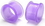 Kaos P022-tpurple Translucent Purple Silicone Tunnel by Kaos Softwear - 4g up to 2&quot; - Price Per 1&lt;br&gt;