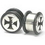 Painful Pleasures P029 Lasered Independant Cross Steel Plug - 00g up to 1&quot; - Price Per 1