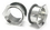 Painful Pleasures P032-pb HEX Single Flared Stainless Steel Earlets - Price Per 1