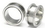 Painful Pleasures P033-pb Notched Threaded Tunnels Stainless Steel Earlets - Price Per 1