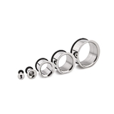 Painful Pleasures P034-pb Single Bigger Flared Stainless Steel Earlets 8g - 1" - Price Per 1