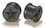 Painful Pleasures P042-a BLACK/BLACK STAR Silicone Flexible Earlets from 10g up to 1&quot; - Price Per 1