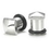 Painful Pleasures P044 Stainless Steel Square Front Plug - Price Per 1