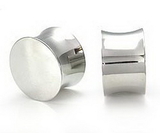 Painful Pleasures P053 Solid Steel Double Flared Saddle Plugs - Price Per 1