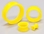 Kaos P067h_yellow Yellow Silicone Skin Eyelet by Kaos Softwear - 10g up to 1&quot; - Price Per 1&lt;br&gt;