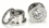 Painful Pleasures P149 BLING Threaded Tunnel Plugs High Polish Steel Ear Jewelry 0g - 1&quot; - Price Per 1