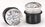 Painful Pleasures P167 SILVER GLITTER TOP HAT Acrylic Plug with Black Oring - 6g - 5/8&quot; - Price Per 1