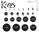Kaos P236 Royal Purple Silicone Skin Eyelet by Kaos Softwear - 10g up to 1" - Price Per 1