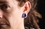 Painful Pleasures P250 FLAT PLUGS Cobalt Blue Glass - Ear Gauge Jewelry - Price Per 1