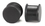 Black Silicone Hollow Plug by Kaos Softwear - 10g up to 1&quot; - Price Per 1&lt;br&gt;
