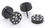 Painful Pleasures P355 FAKE PLUG 8 Stone Black Fake Piercing SKULL n BONES - Price Per 1