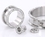 Painful Pleasures P358 Crystal CZ Stones Threaded Tunnel - 4mm - 46mm - Price Per 1