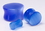 Painful Pleasures P383 12g-1&quot; Double Flare Blue Cats Eye Glass Plugs - Price Per 1