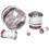 Painful Pleasures P491 Purple Faceted Single Flare Glass Plug - Price Per 1
