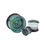 Painful Pleasures P508 Green Glass Foil Plug - 0g to 1'' - Price Per 1