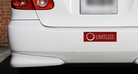 Limitless Print-017 Bumper Stickers - Choose from 3 Sizes - (50+ Bumper Stickers)