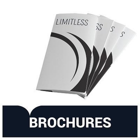 Limitless Print-025 Tri-Fold Brochures - 8.5&quot; x 11&quot; - (100+ Brochures)